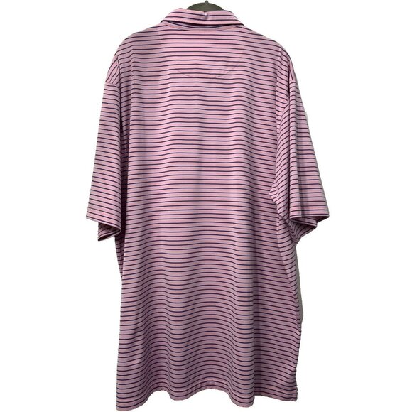 Donald Ross Mens Polo Golf Shirt XXL Pink Cherokee Town Country Club Embroidered - Picture 7 of 8